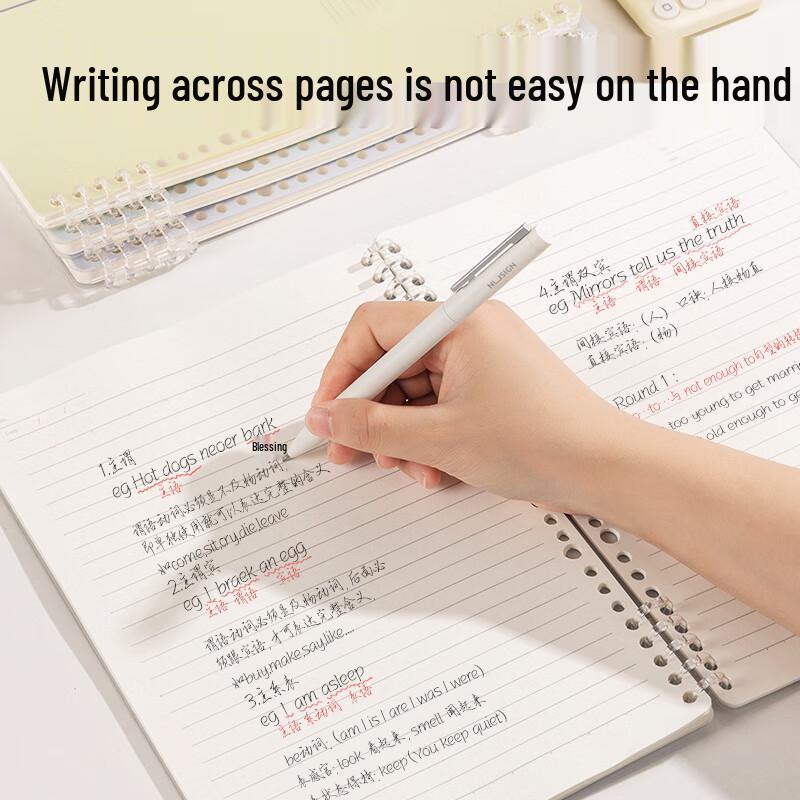 Deli B5 Loose-leaf Subject Notebook, 50 Sheets