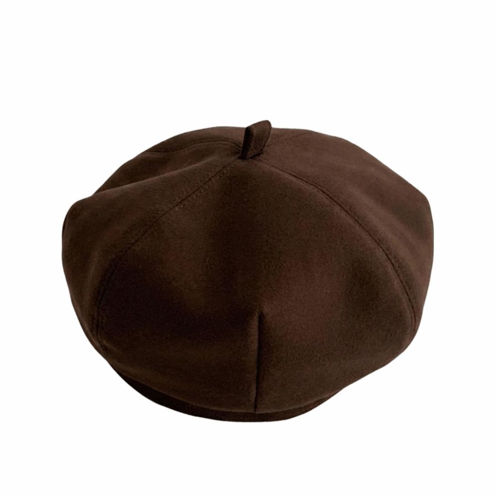 Ear Protection Octagonal Cap Soft Pumpkin Hat Cute Artist Painter Cap Infant Girls