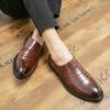 Модные мужские кожаные туфли с острым носком Модные мужские кожаные туфли в стиле минимализма для свадьбы, вечеринки, офиса, отдыха на природе, деловые мужские туфли из кожи