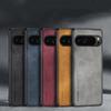 Роскошный кожаный чехол из овчины для бизнес-телефона Google Pixel 9 8 7 6 Pro, задняя крышка