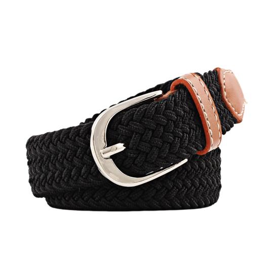 Женский и мужской декоративный ремень, регулируемый эластичный пояс из искусственной кожи, холст, джинсовый костюм, брюки, ремень