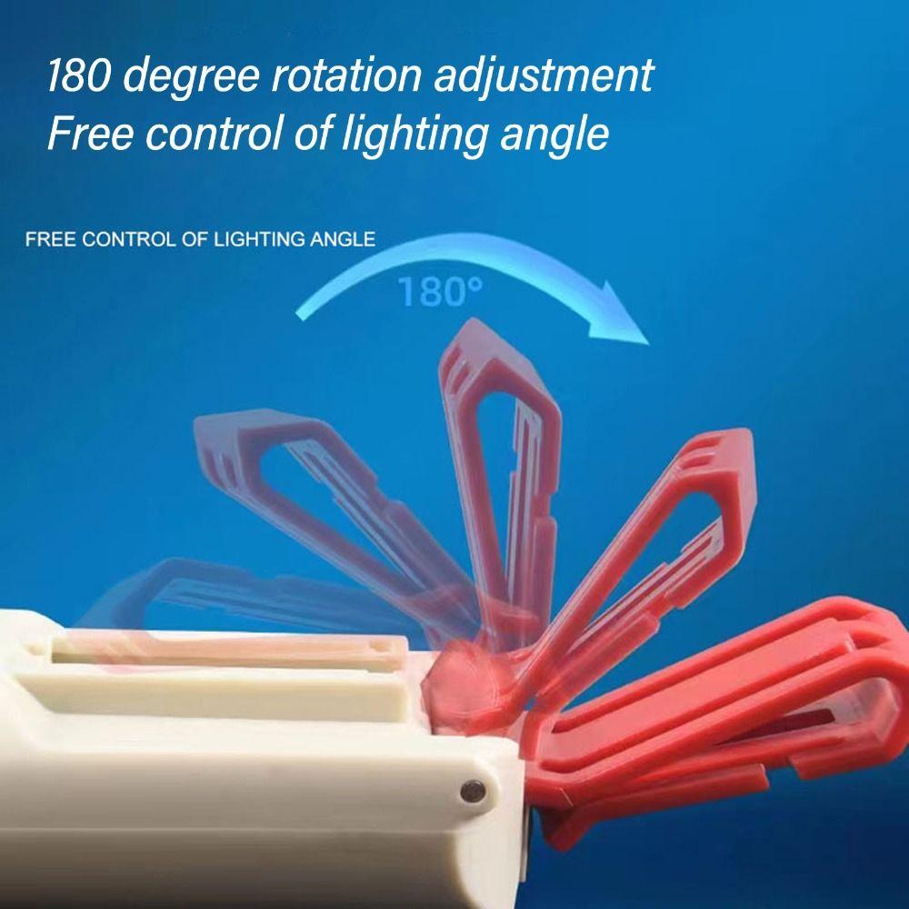 USB LED Hat Light White Rechargeable Headlamp Durable Cap Clamp Light Fishing Activities