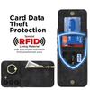 Чехол-подставка с RFID-блокировкой для Samsung Galaxy S23, противоударный чехол для телефона из ПУ+ТПУ с кошельком на молнии