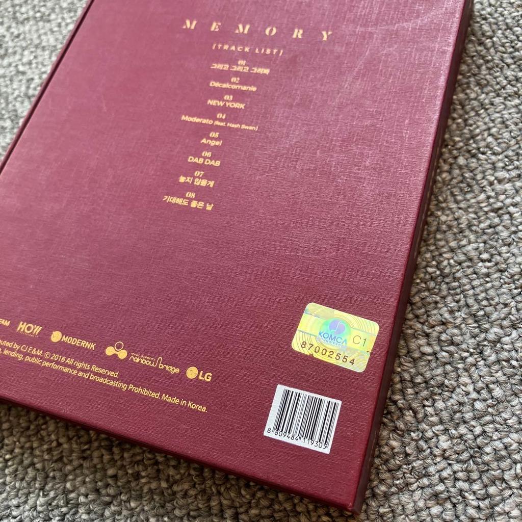 [USED] MAMAMOO Memory Album Hwasa Trading Card Korean Edition CD