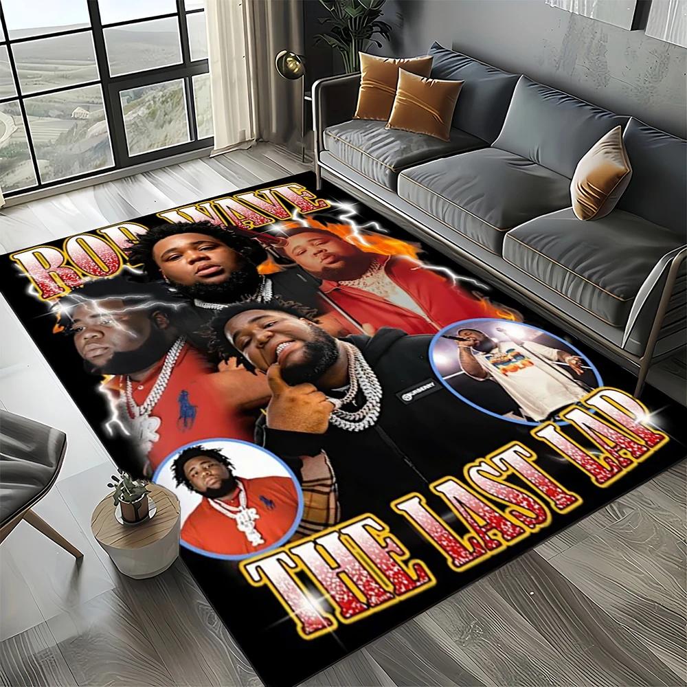 2025 New Style Rod Wave Rapper Area Rug,Carpet Rug for Home Living Room Bedroom Sofa Doormat Decor,kids Play Non-slip Floor Mat