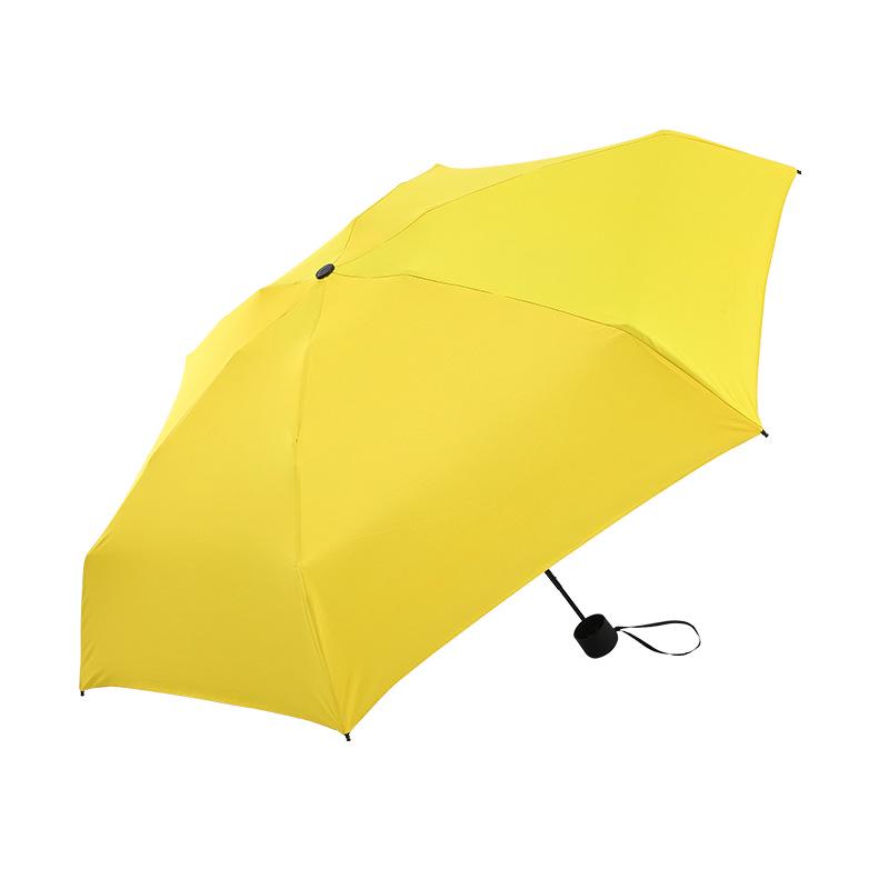 Компактный зонт двойного назначения с УФ-защитой от солнца и дождя, портативный складной солнцезащитный козырек с принтом