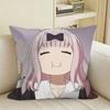 CChika Fujiwara From KaguyaSama Square Sofa Pillow Cover Solid Color Living Room Home Decor Cushion Case