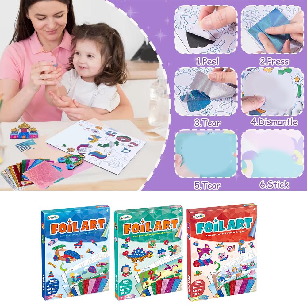 Набор наклеек ручной работы Сцена Креативные детские наклейки Игрушки Развивающая игрушка-пазл для раннего развития ребенка Книга с наклейками для тренировки внимания