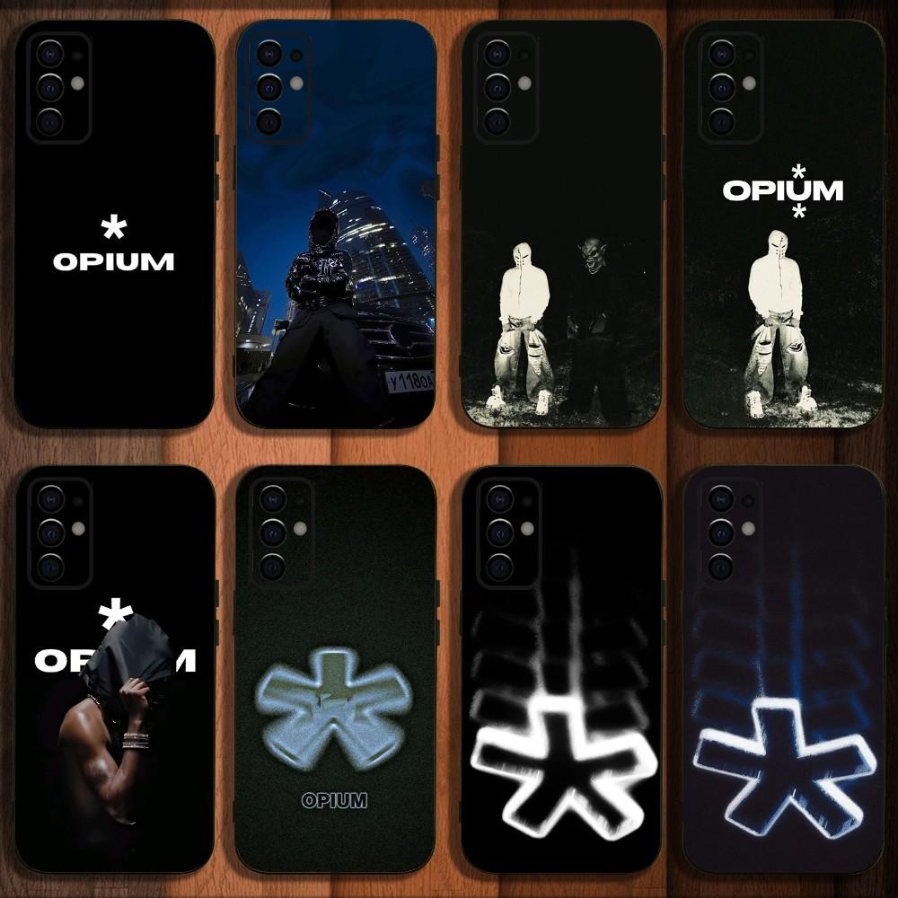 Чехол для телефона Playboi Carti O-Opium Rap для Samsung S24, S21, S22, S23, S30, Ultra, S20, Plus, Fe, Lite, Note, 10, 9, 5G Черный Мягкий Чехол