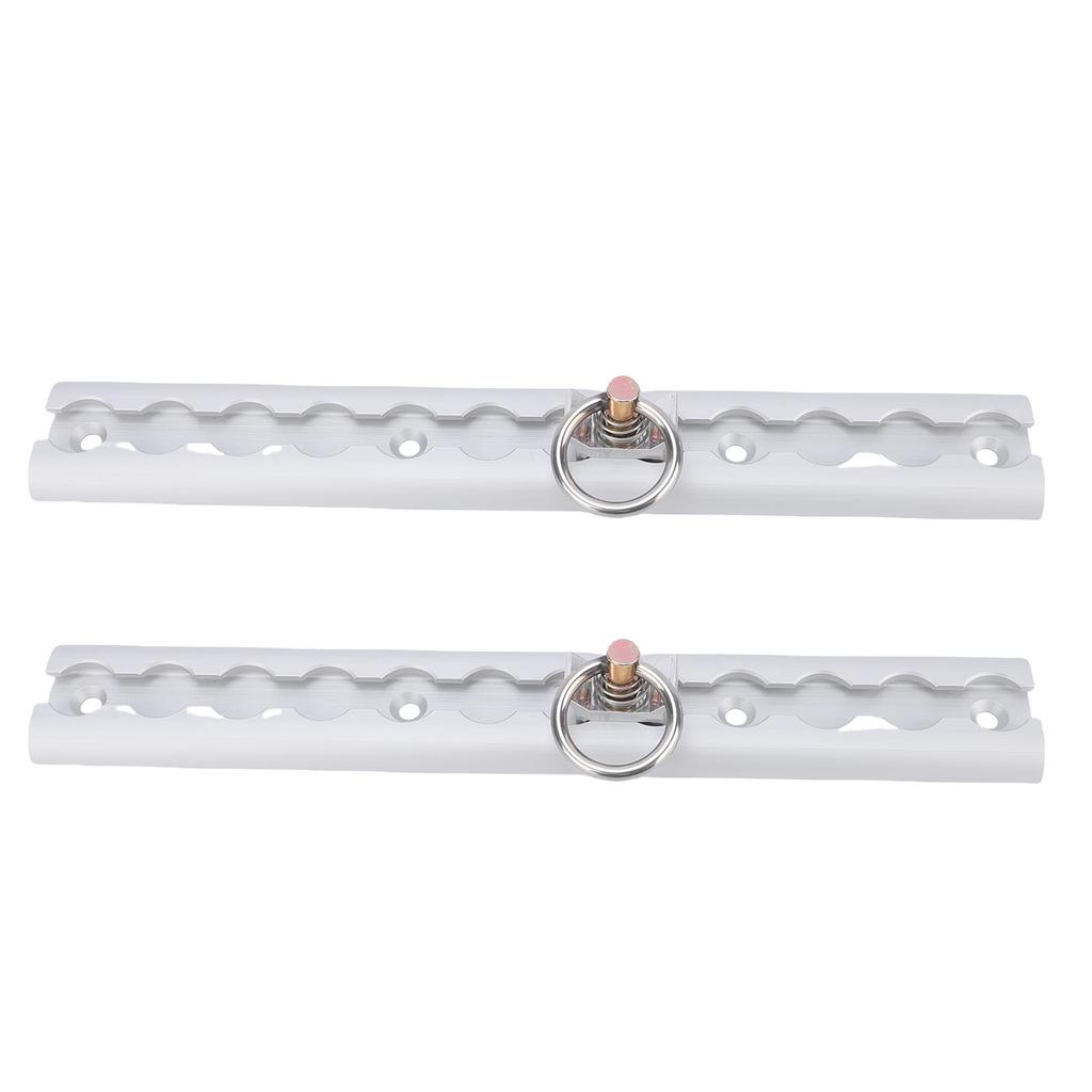 Алюминиевая L-образная направляющая 304 мм Утолщенная L-образная направляющая с крепежными кольцами для мотоциклов, квадроциклов, внедорожников, пикапов