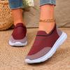 Fashion Plus Size 2025 Shoes Female Knitted Women's Vulcanize Shoes Outdoor Women Sneakers Mixed Colors Women's Casual Slippers Shoes