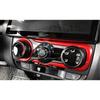 Car Central Centrol AC Switch For Honda Fit/Jazz Bright Red Cover Trim 2014-2020