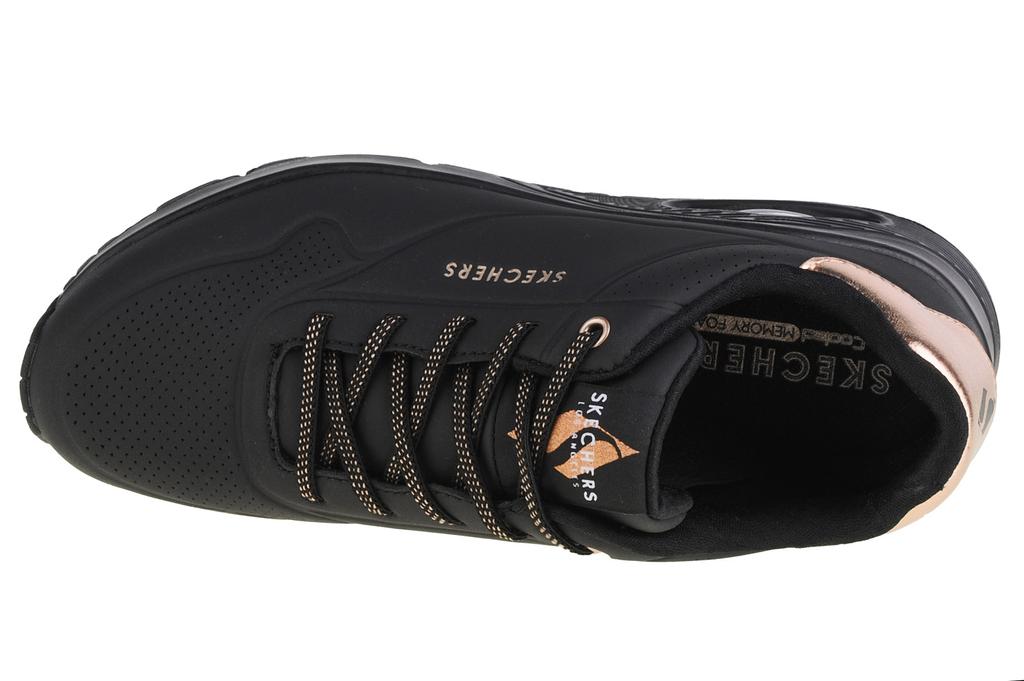Skechers Uno-Shimmer Away, Женские черные кроссовки