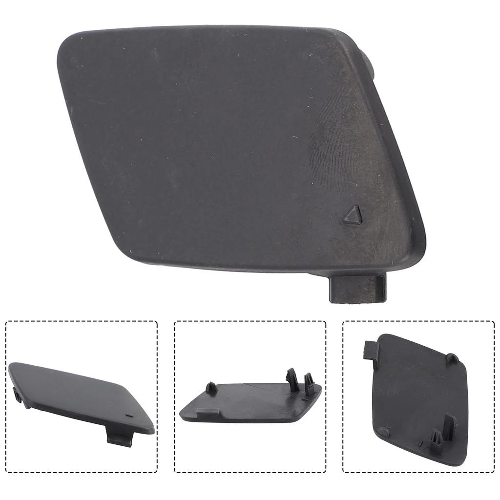 Защитите и закройте проушину буксировочного крюка переднего бампера с помощью этой черной грунтовочной крышки для BMW 3 E90 E91 2009 2012 M SPORT