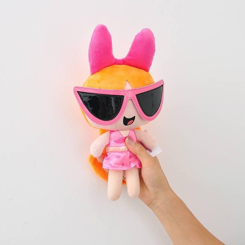 Очаровательная плюшевая кукла Пауэрпафф Герлз Бабблс, мультяшная мягкая игрушка, идеально подходящая для девочек