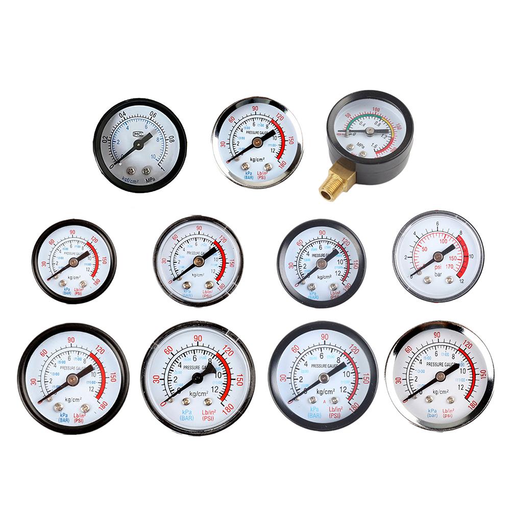 1 шт. Y40 Y50 0-180PSI Манометр для воды и жидкостей 0-180PSI Для воздушного компрессора Простая установка