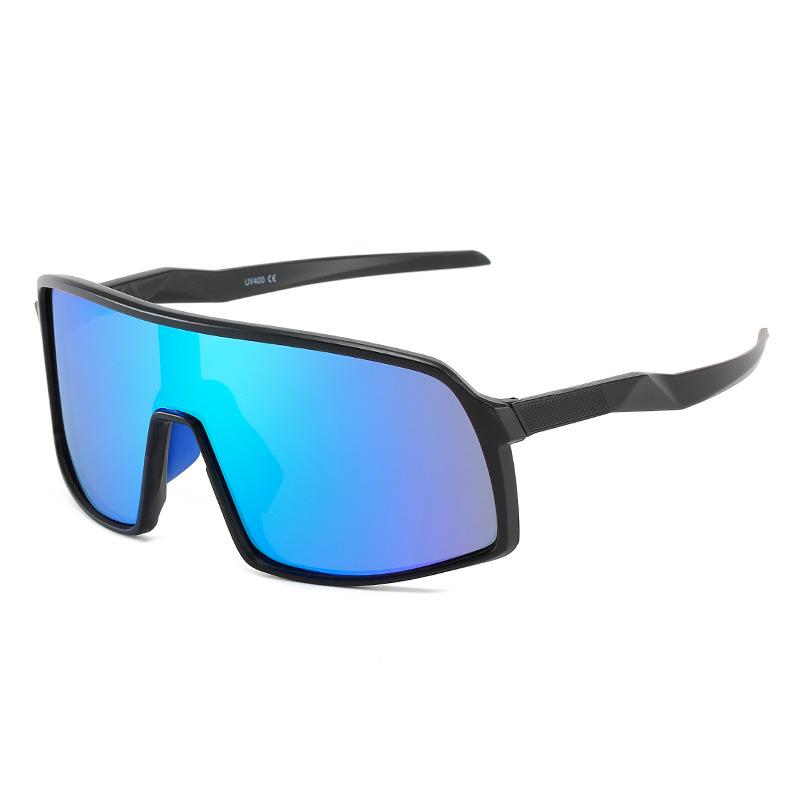 New Trendy Polarized Sports Sunglasses Men Women Outdoor Cycling Eyewear Windproof Bicycle Glasses UV400 Riding Sun Glasses