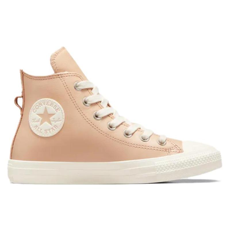 Converse Женские кожаные кеды Chuck Taylor All Star High 'Подкладка из искусственного меха   Epic Dune Egret' Женские