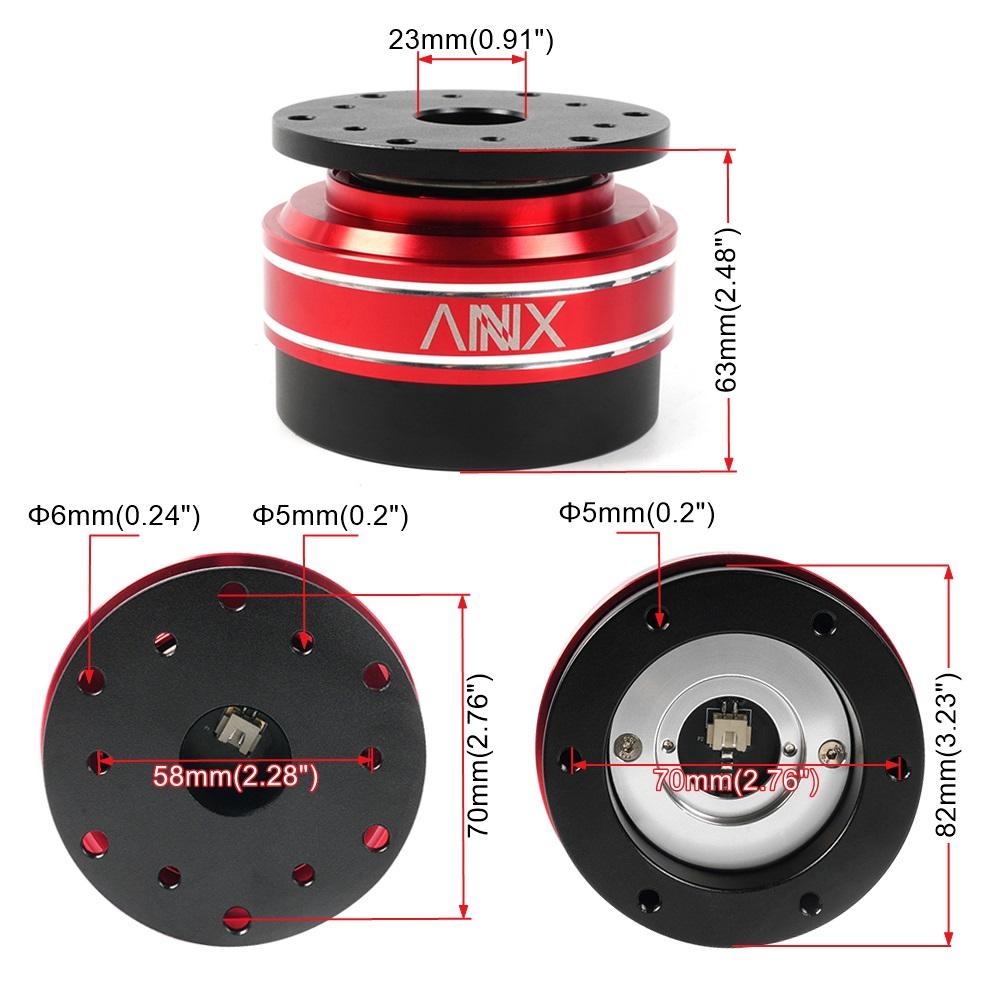 Bartoo-70mm Steering Wheel Quick Release With PCD 58mm/70mm Wheel Base For Simagic Moza M10 A/Mini Euro Truck QR049