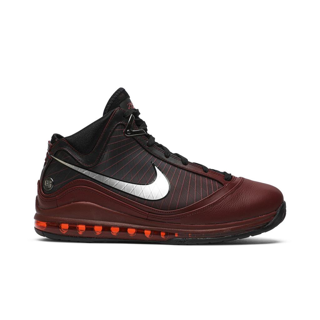Nike Air Max LeBron 7 Retro QS 'Рождество' 2019 (унисекс) Баскетбольные кроссовки Team Red / Metallic Silver / Black / Hot Red CU5133 600