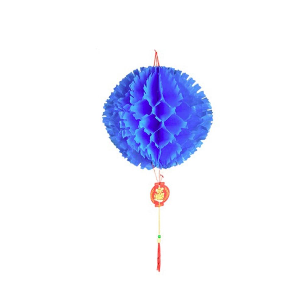10PCS Waterproof Paper Lantern Ball Jagged Edges Spring Festival Pendant  Chinatown