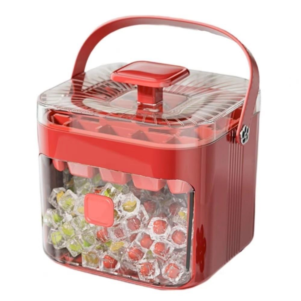 48 Grids Ice Cube Mold with Easy-press Lid Ice Cube Storage Durable Ice Cube Box  Home Use