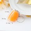 Милый креативный подвес для сумки, брелок в виде оранжевого лепестка