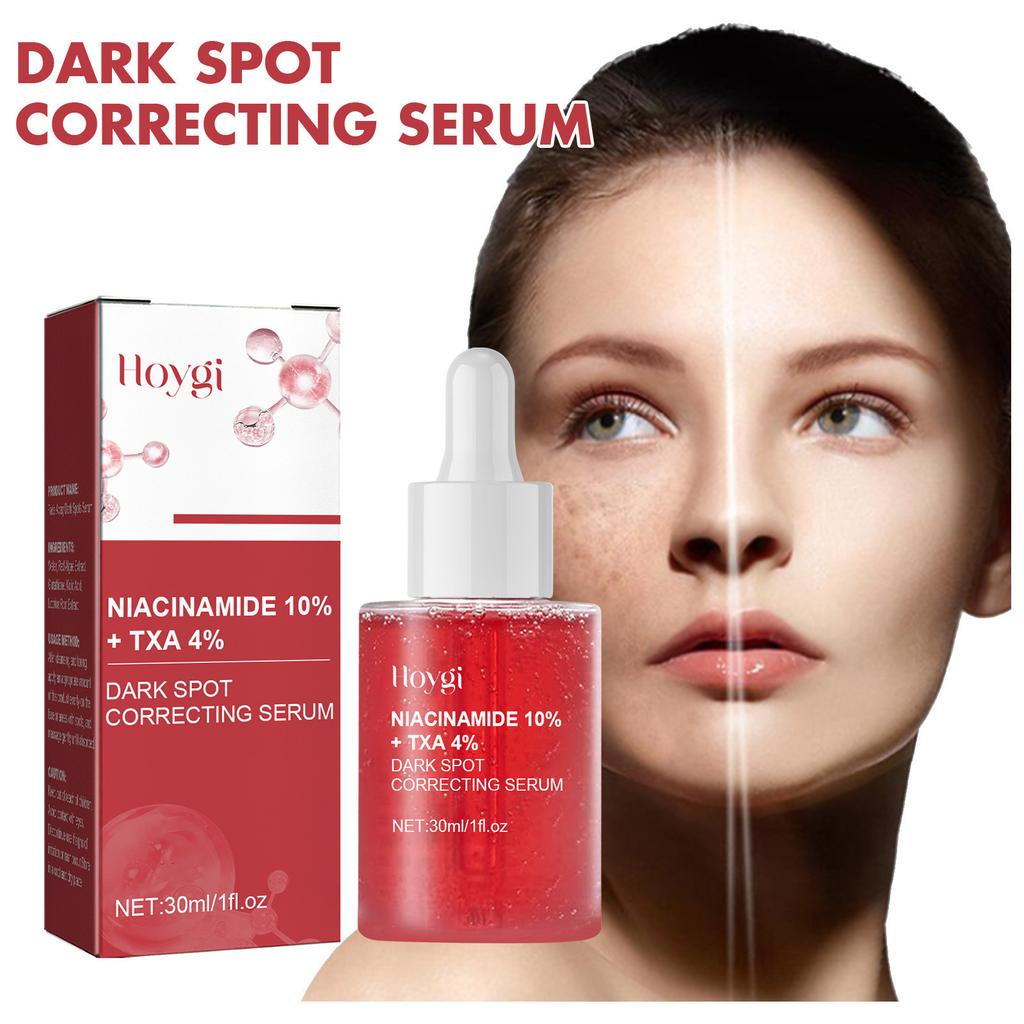 Black Repair Serum Face Treatment Essence Brightening Dark Spot Fading Hydrating Anti-Aging for All Skin Types