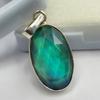 21 Ct Natural Opal 925 Sterling Silver CERTIFIED Oval Pendant Jewelry For Gift
