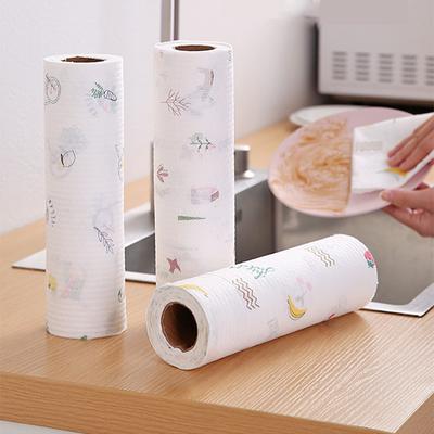 Бытовая уборка Чистящие средства Салфетка для уборки Не линяет Одноразовая 50 шт./набор Инструмент для уборки Моющееся Влажное Сухое Полотенце двойного назначения 1 ШТ. Уникальный