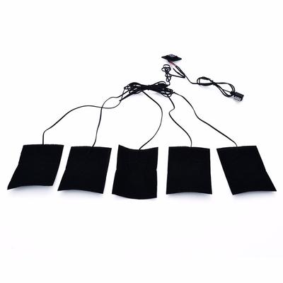 Новый 1 комплект электронагревательных элементов 8,5 Вт для вождения зимой, термоодежда, грелка для куртки с подогревом, мобильное согревающее оборудование, переключатель для DIY одежды с подогревом Mayitr