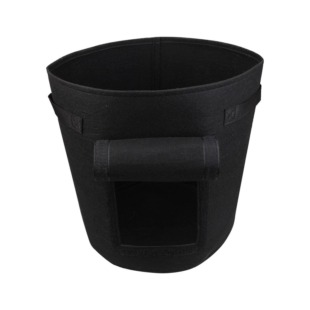Мешки для выращивания картофеля на 5 галлонов с клапаном, мешки для выращивания картофеля, садовые горшки из прочной ткани с окошком для овощей