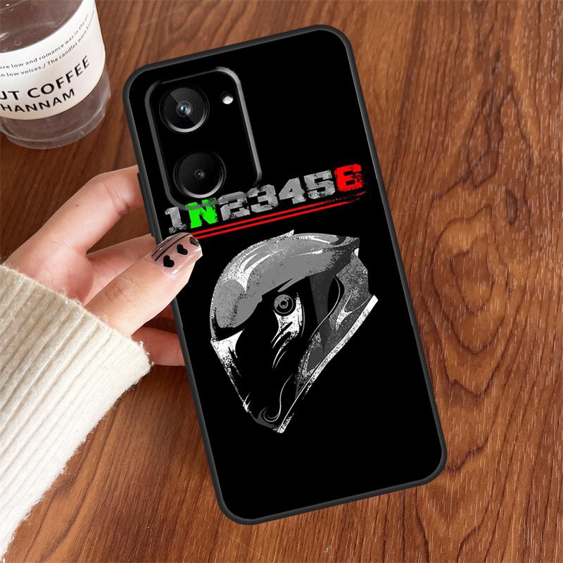 1N23456 Motorcycle For Realme 10 8 9 Pro Plus 8i C11 C15 C25 C30 C31 C35 C21Y GT Master GT Neo 5 2 3 3T Case