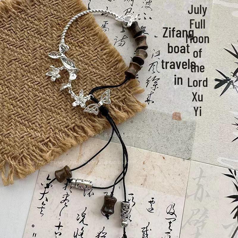 Изысканный браслет-бабочка от Chendie: Легкая роскошь, элитный этнический стиль для девочек