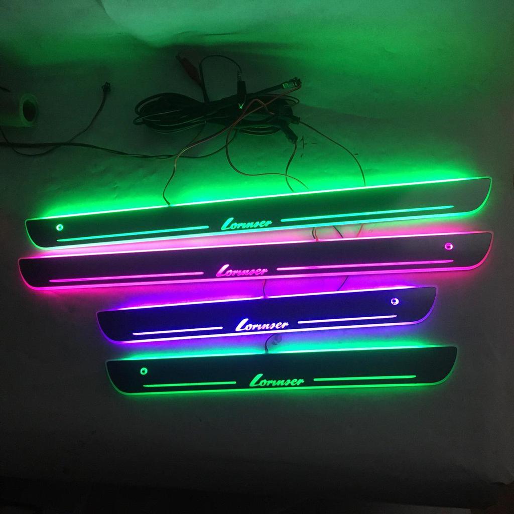 Non-Destructive Induction Lorinser Dynamic LED Light Sill Strips Welcome Pedals