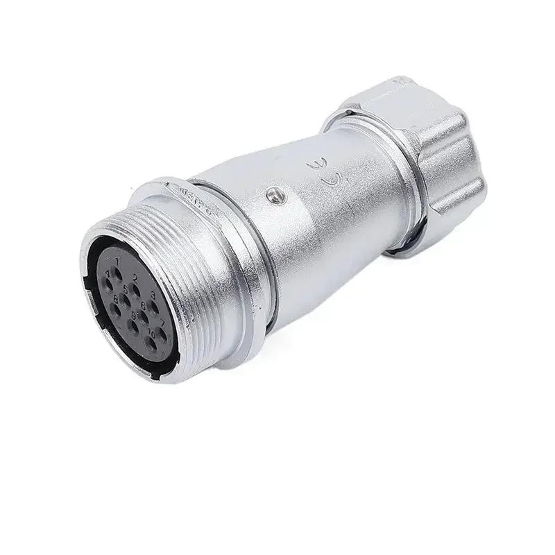 WEIPU WS24 TP+ZP 2Pin 3Pin 4Pin 10Pin 12Pin 19Pin Circular Waterproof Aviation Connector Plug Socket Multiple Core Power Adapter