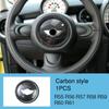 Car Steering Wheel Panel Multimedia Button Decorative Cover For BMW MINI Cooper JCW R55 R56 R57 R58 R59 R60 R61 Car Accessories