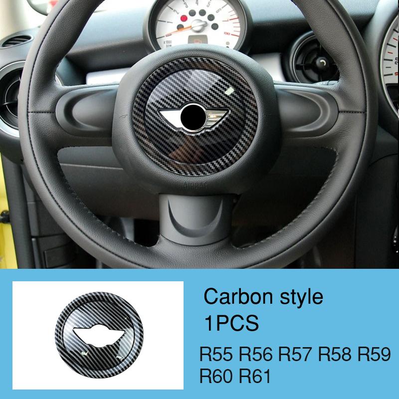 Car Steering Wheel Panel Multimedia Button Decorative Cover For BMW MINI Cooper JCW R55 R56 R57 R58 R59 R60 R61 Car Accessories
