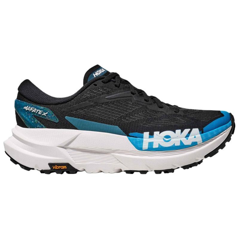 HOKA One One Беговые кроссовки Mafate X VIBRAM® MEGAGRIP Мужские Черно-синие Кроссовки 1161990-BKSK
