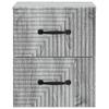 Wall Mounted Nightstand 2 pcs Grey Sonoma 34.5 x 33 x 40 cm
