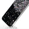 Samsung Galaxy A20E Case, Glittery, Black