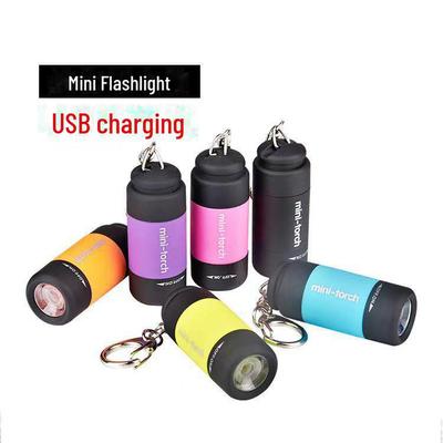 Мини USB Перезаряжаемый Светодиодный Фонарик-Брелок