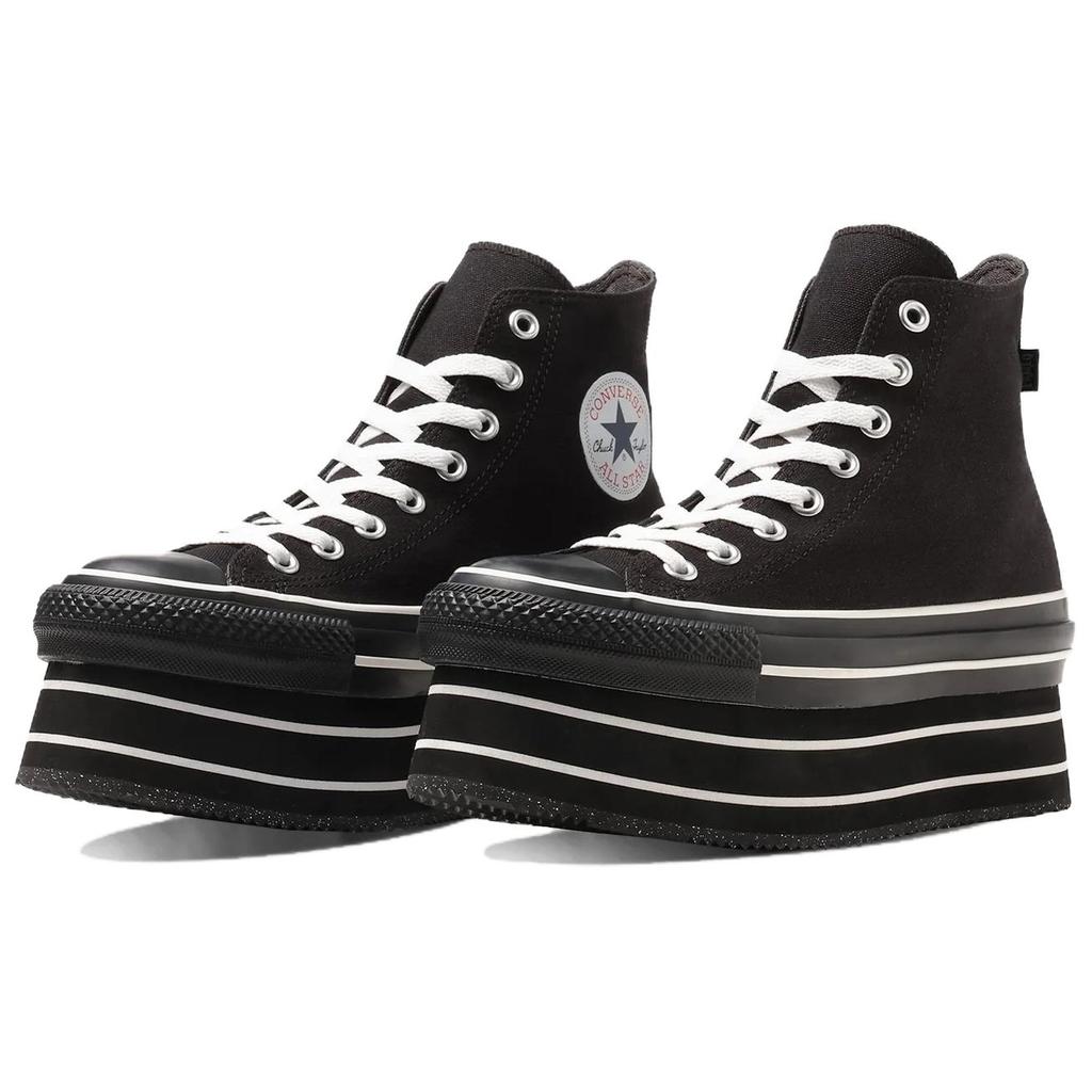 Converse Кеды All Star Stage Hi Удобные Универсальные Прочные Высокие Канвасовые Женские кроссовки Черный 31311660