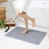 Pvc Bathroom Anti-slip Mat Pad Odorless Shower Long Bath Tub Floor Toilet Water Trap Rug Bathtub Mat with Suction Cups and Drainage Holes Soft On Feet