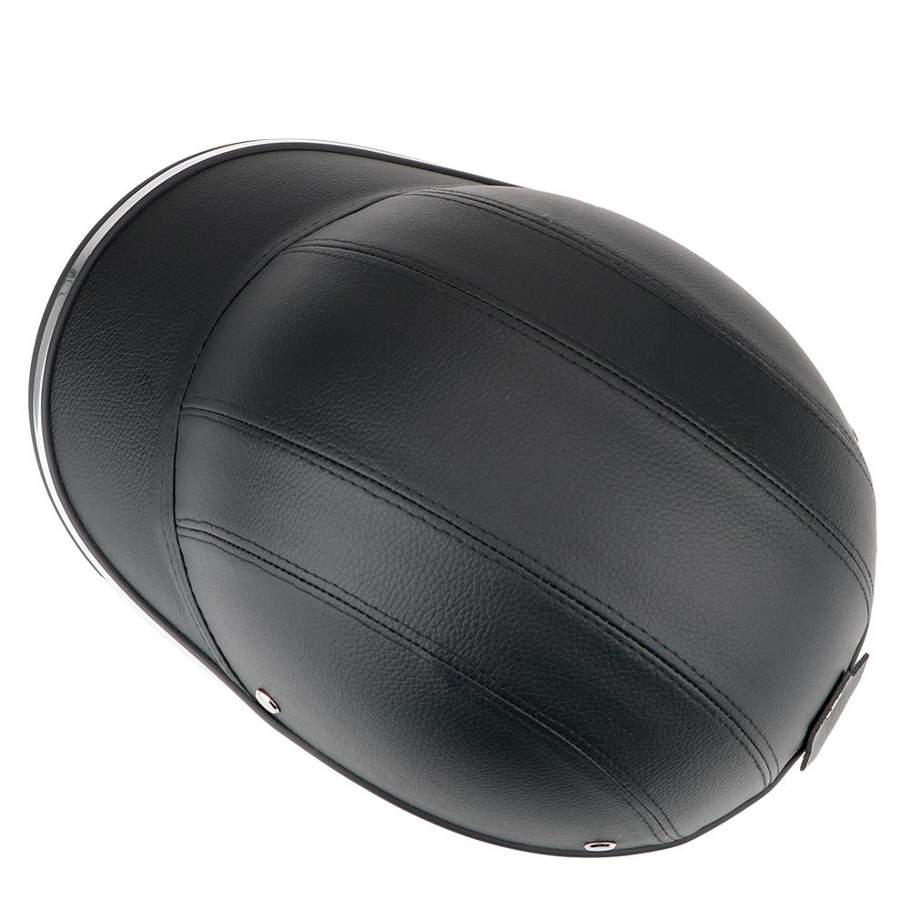 Защитная каска, мотоциклетный полушлем, винтажная летняя кепка, бейсбольная кепка, стильная кепка для кафе-гонщика, чоппера, скутера