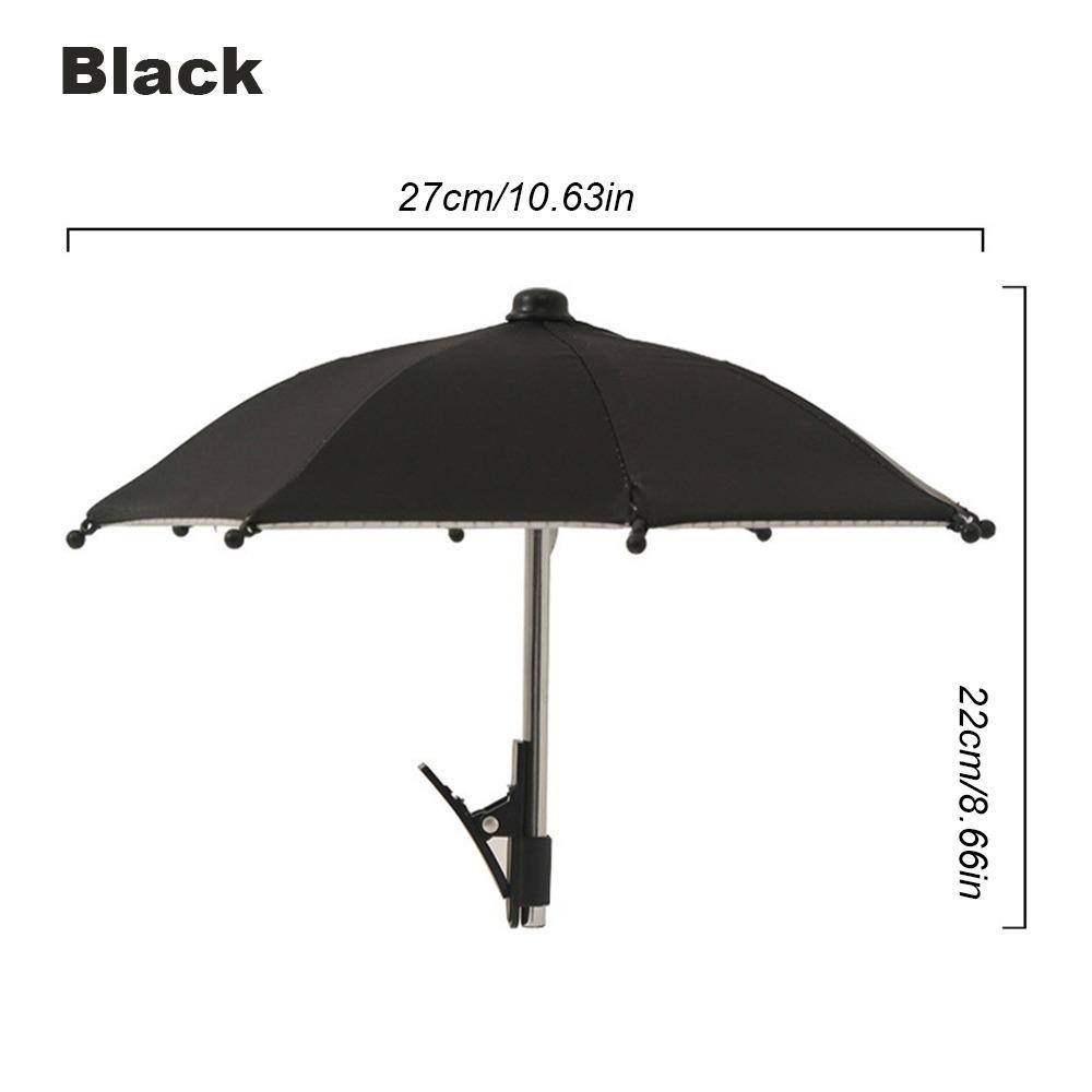 Anti-Glare Phone Umbrella Holder With Clip Phone Fixed Clip Electric Vehicle