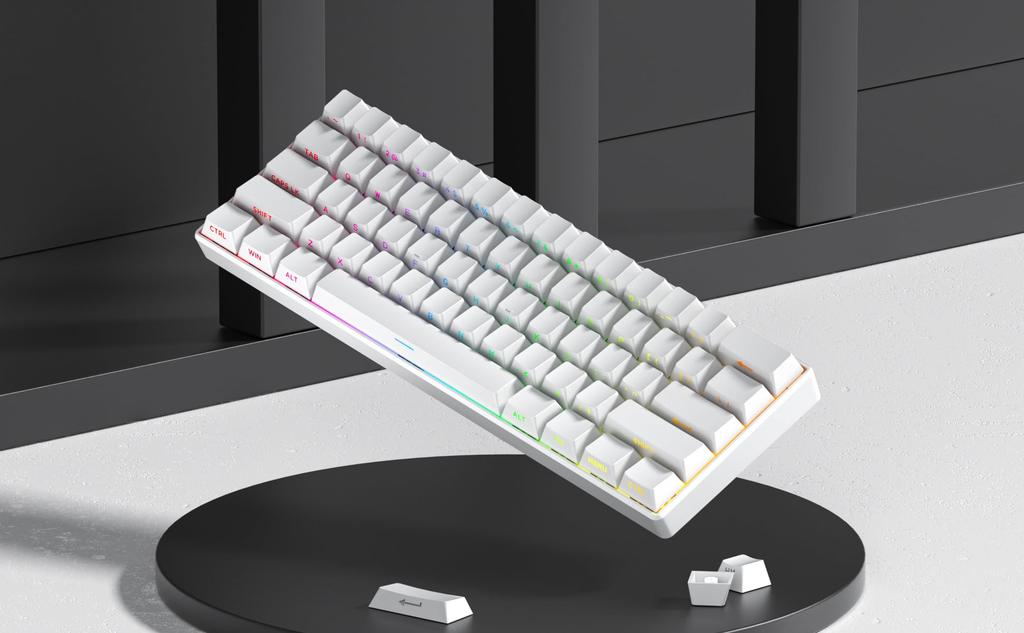 130 клавиш, боковая печать, PBT, белые колпачки, профиль Cherry, минималистичный стиль, кастомные колпачки для механических клавиатур, процент, просвечивающие