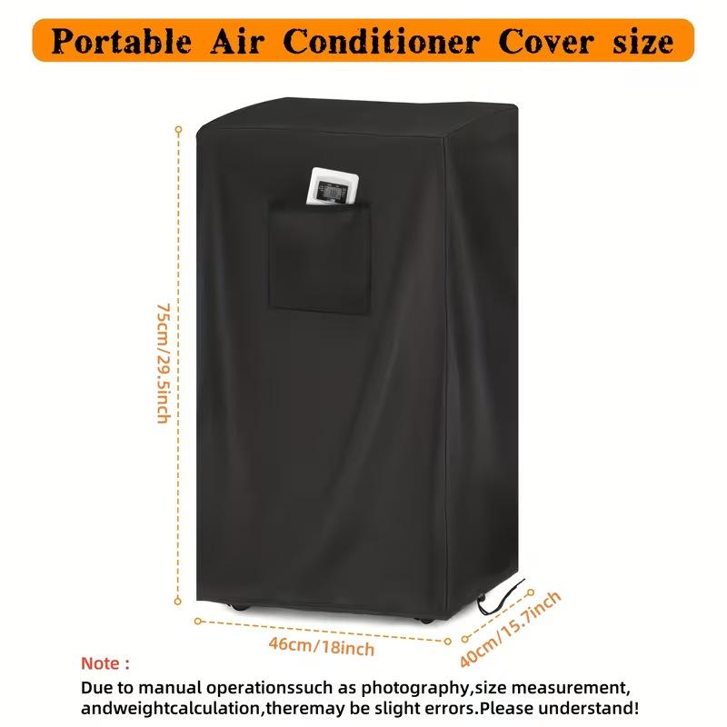 Indoor Air Conditioner Cover 46x40x75cm Waterproof Dustproof Protective Cover for Small AC, Humidifier & Dehumidifier