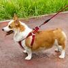 Dog Harness with Leash Dog Training Vest Lead Rope with Soft Padded Handle Pet Traction Supplies for Small And Medium Dogs Cats