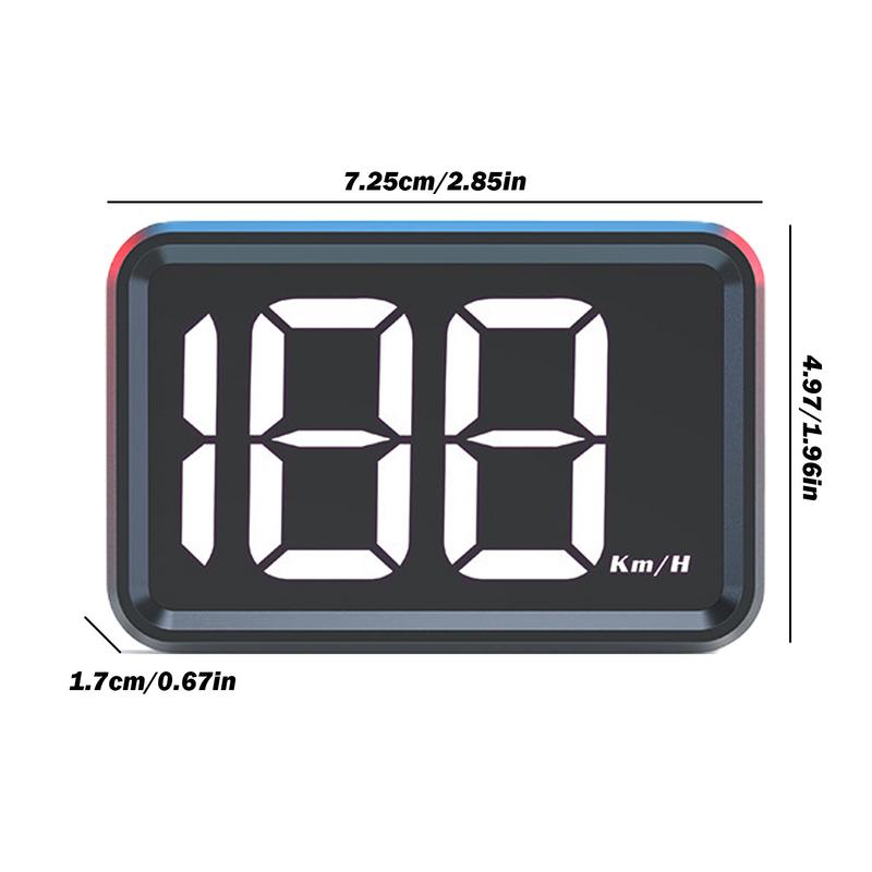 Автомобильный Hud Head Up Display Электронный Hud-проектор Head Up Display Мини цифровой спидометр с 3,2-дюймовым светодиодным экраном Hud для